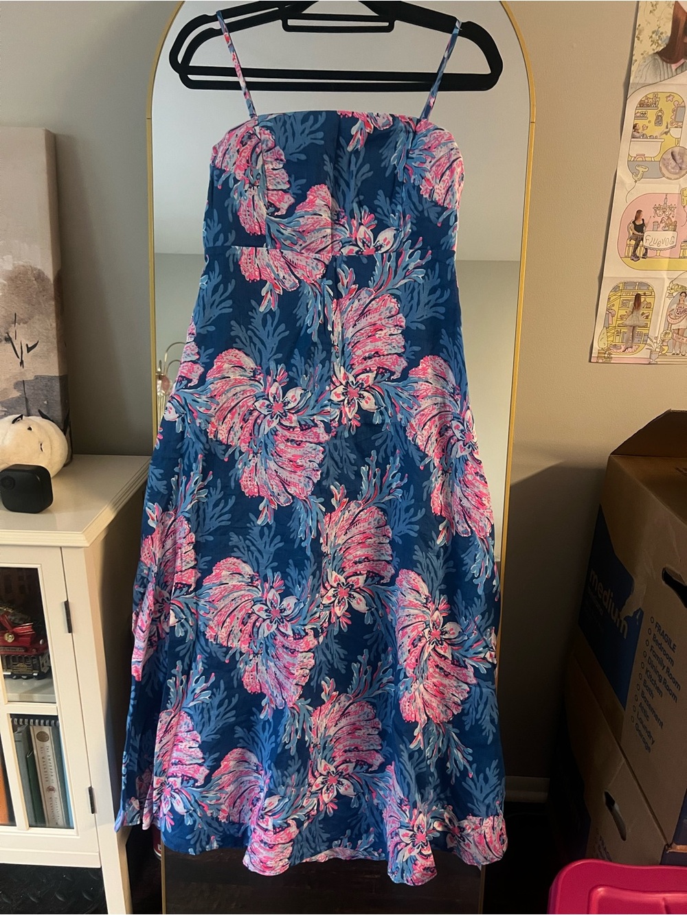Lilly Pulitzer Jorgian Linen Midi Dress - Picture 4 of 10